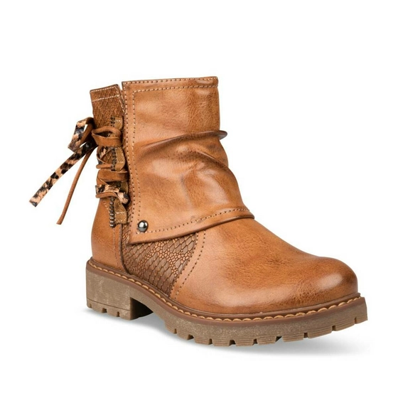 Bottines COGNAC LOVELY SKULL