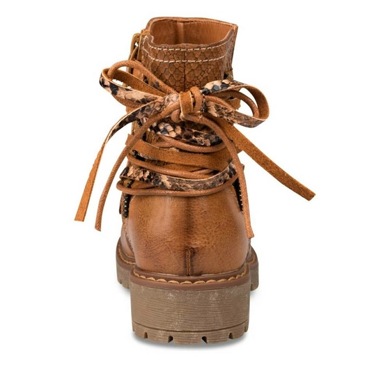 Bottines COGNAC LOVELY SKULL