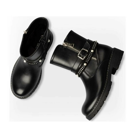 Ankle boots BLACK LOVELY SKULL