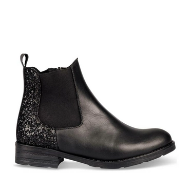 Bottines NOIR LOVELY SKULL CUIR