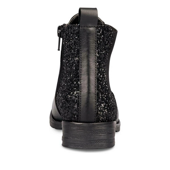 Bottines NOIR LOVELY SKULL CUIR