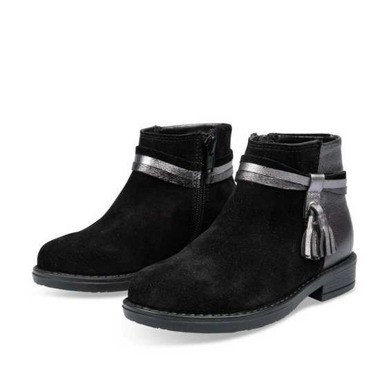 Bottines NOIR NINI & GIRLS CUIR