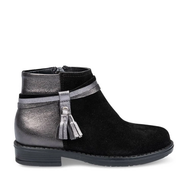 Bottines NOIR LOVELY SKULL CUIR