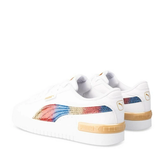 Baskets BLANC PUMA Jada Olympic JR