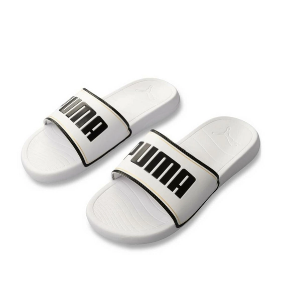 Slides WHITE PUMA Popcat