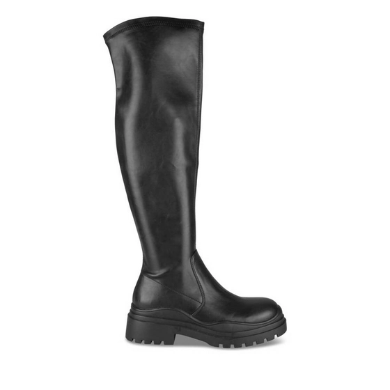 Thigh-High Boots BLACK MERRY SCOTT