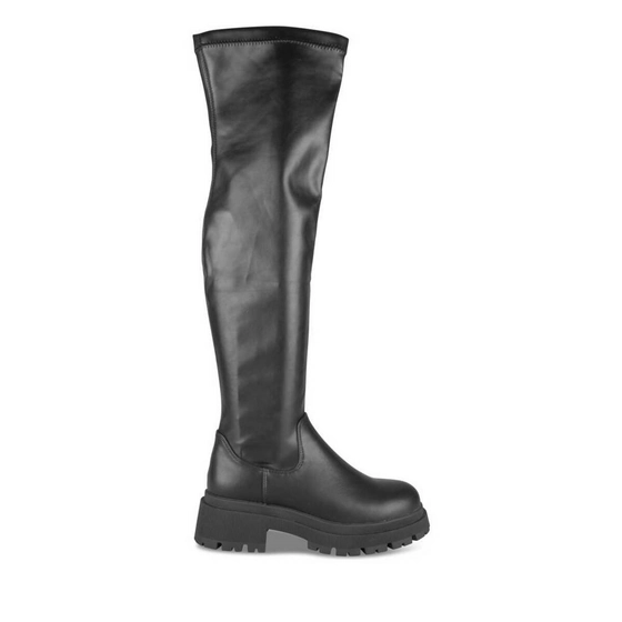 Thigh-High Boots BLACK MERRY SCOTT