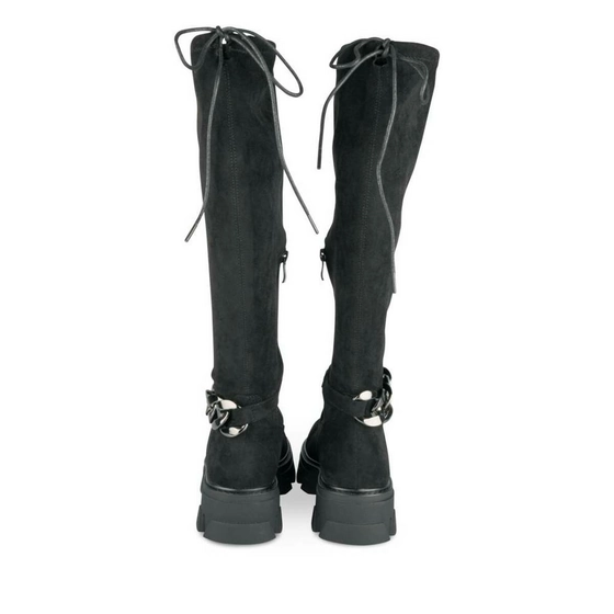 Thigh-High Boots BLACK MERRY SCOTT