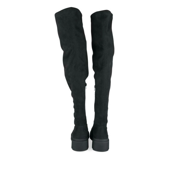 Thigh-High Boots BLACK MERRY SCOTT