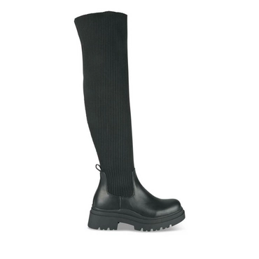 Thigh-High Boots BLACK MERRY SCOTT