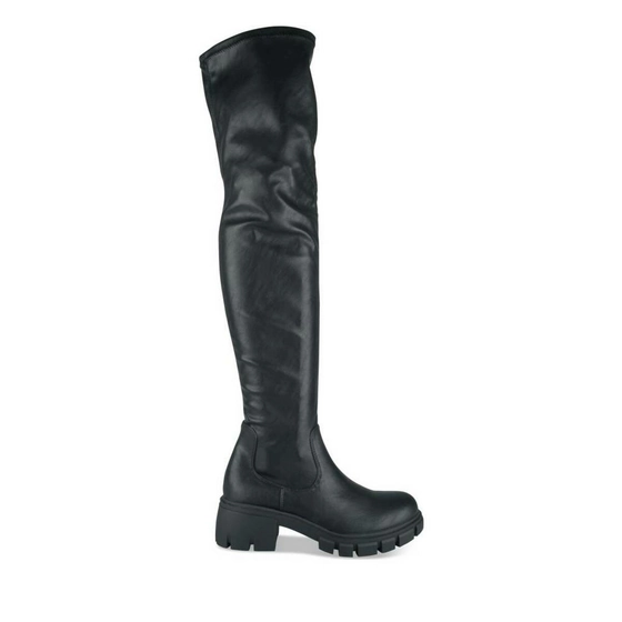 Thigh-High Boots BLACK MERRY SCOTT