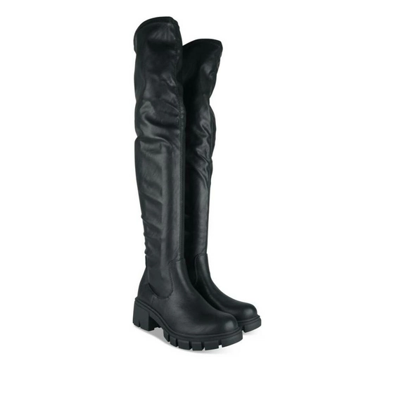 Thigh-High Boots BLACK MERRY SCOTT