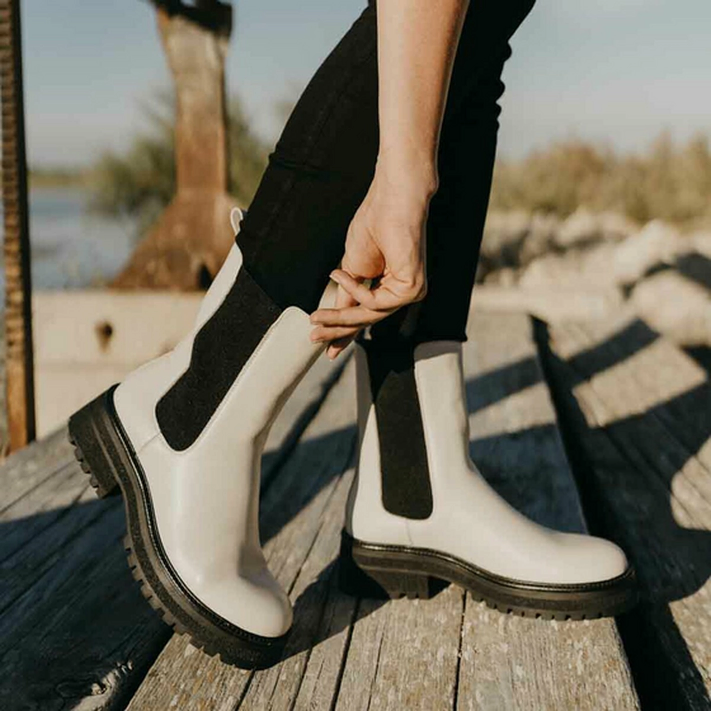 Ankle boots BEIGE MERRY SCOTT