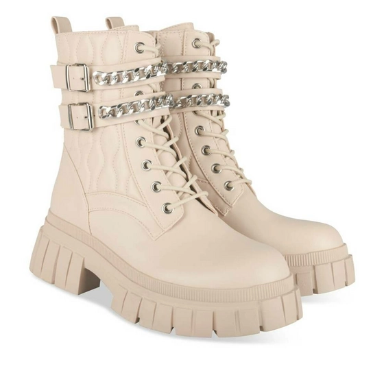 Ankle boots BEIGE MERRY SCOTT