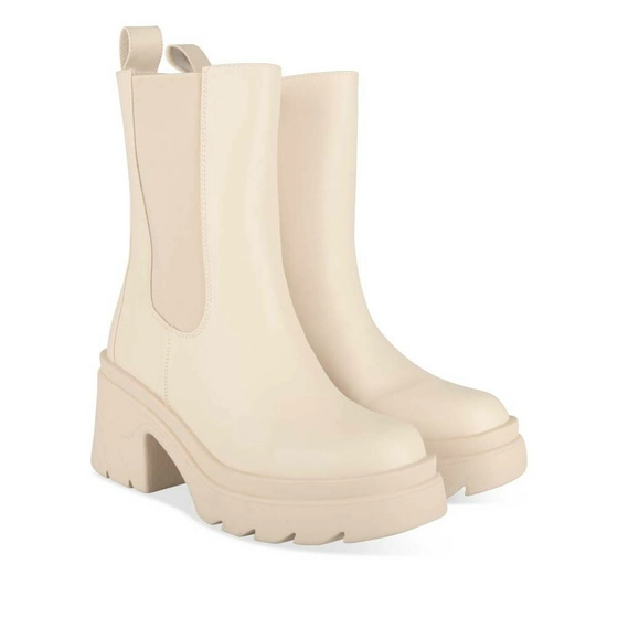 Ankle boots BEIGE MERRY SCOTT