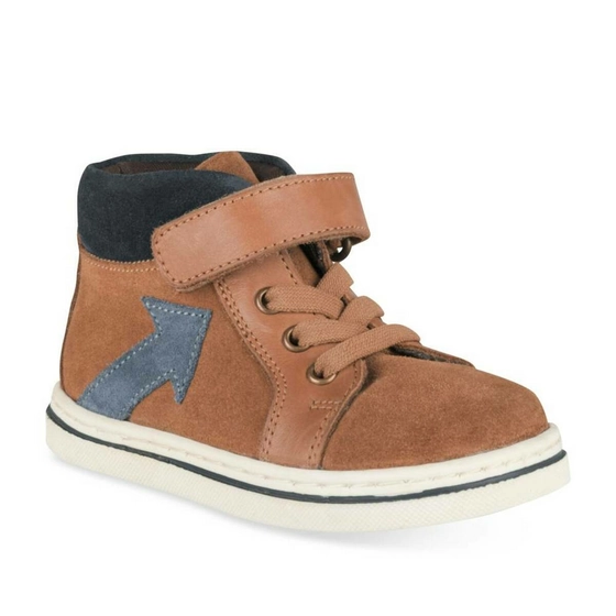 Ankle boots COGNAC MEGIS KIDS