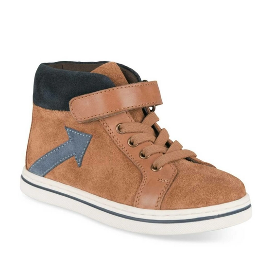 Ankle boots COGNAC MEGIS KIDS