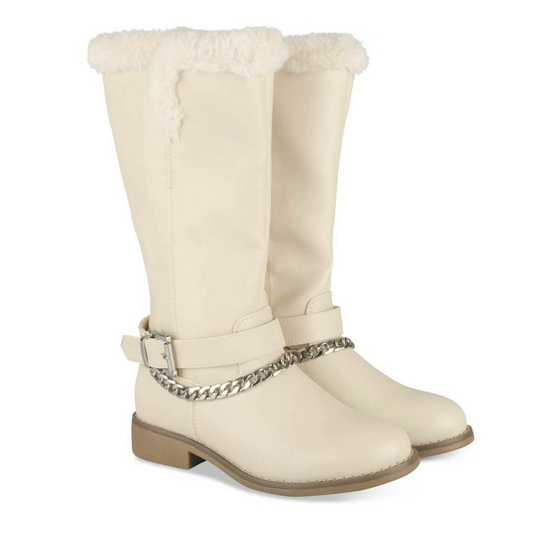 Boots BEIGE LOVELY SKULL