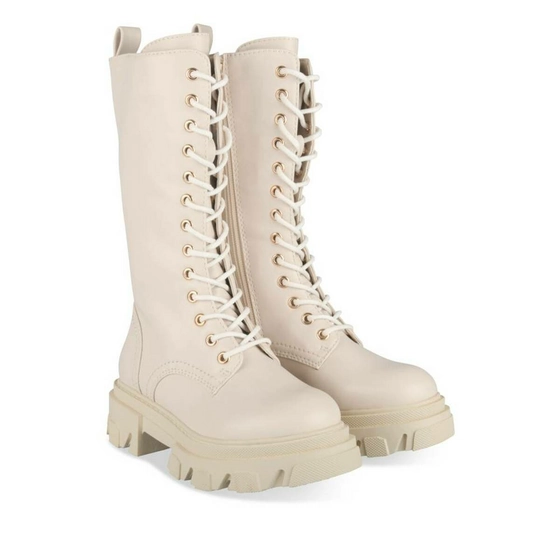 Boots BEIGE LOVELY SKULL