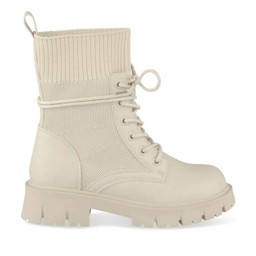 Ankle boots BEIGE LOVELY SKULL