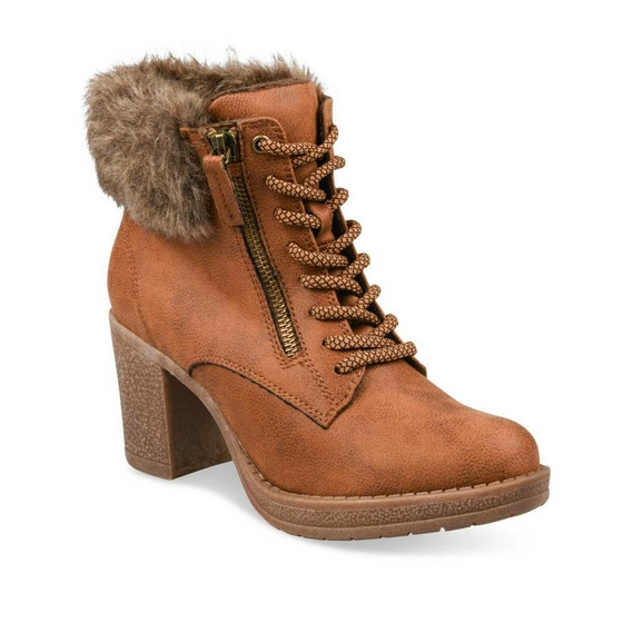 Ankle boots COGNAC ANGELA THOMPSON