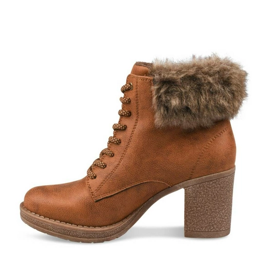 Ankle boots COGNAC ANGELA THOMPSON