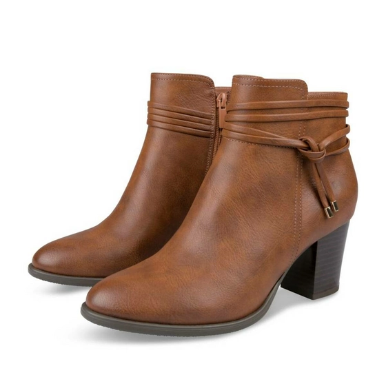 Ankle boots COGNAC MY BOTEGA