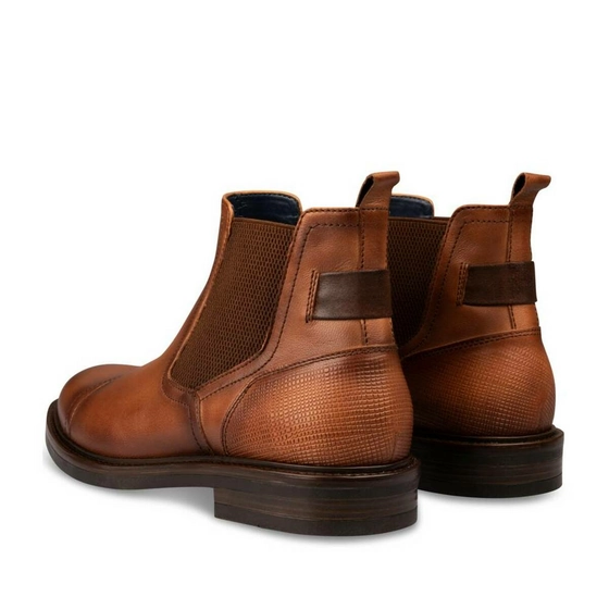 Ankle boots COGNAC B-BLAKE LEATHER