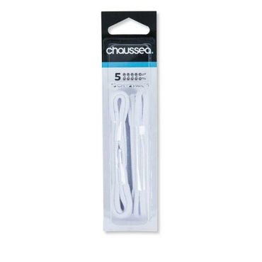 Cord laces 75 cm white CHAUSSEA