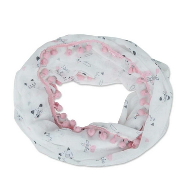 Snood PINK LOVELY SKULL