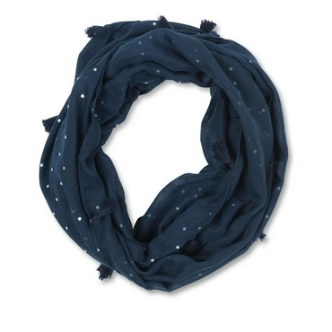 Snood BLUE LOVELY SKULL