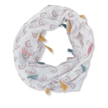 Snood WHITE LOVELY SKULL