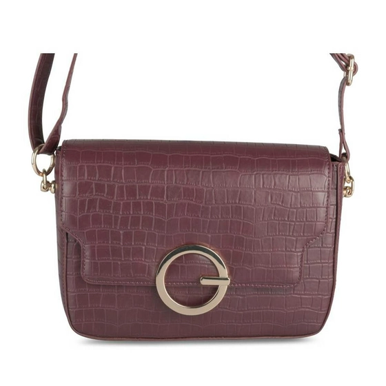 Handbag BURGUNDY PHILOV