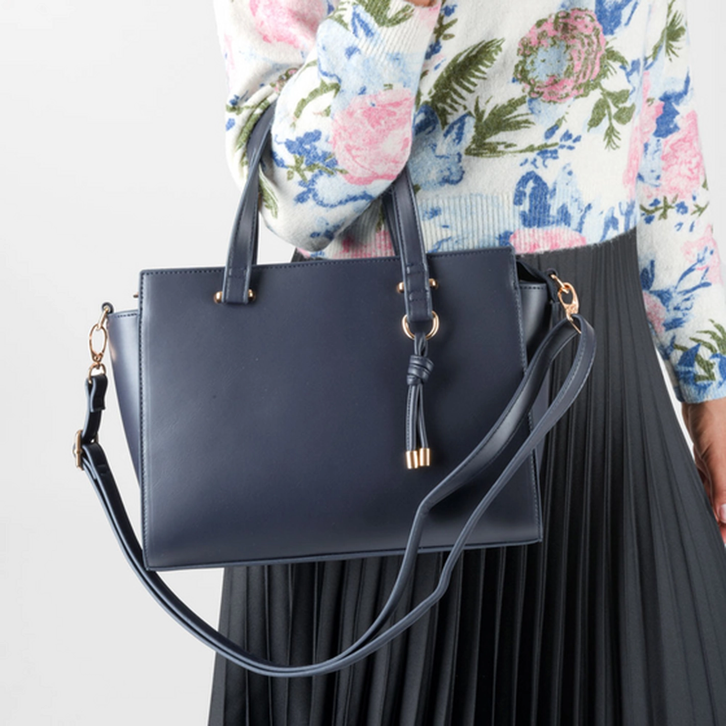 Handbag NAVY PHILOV