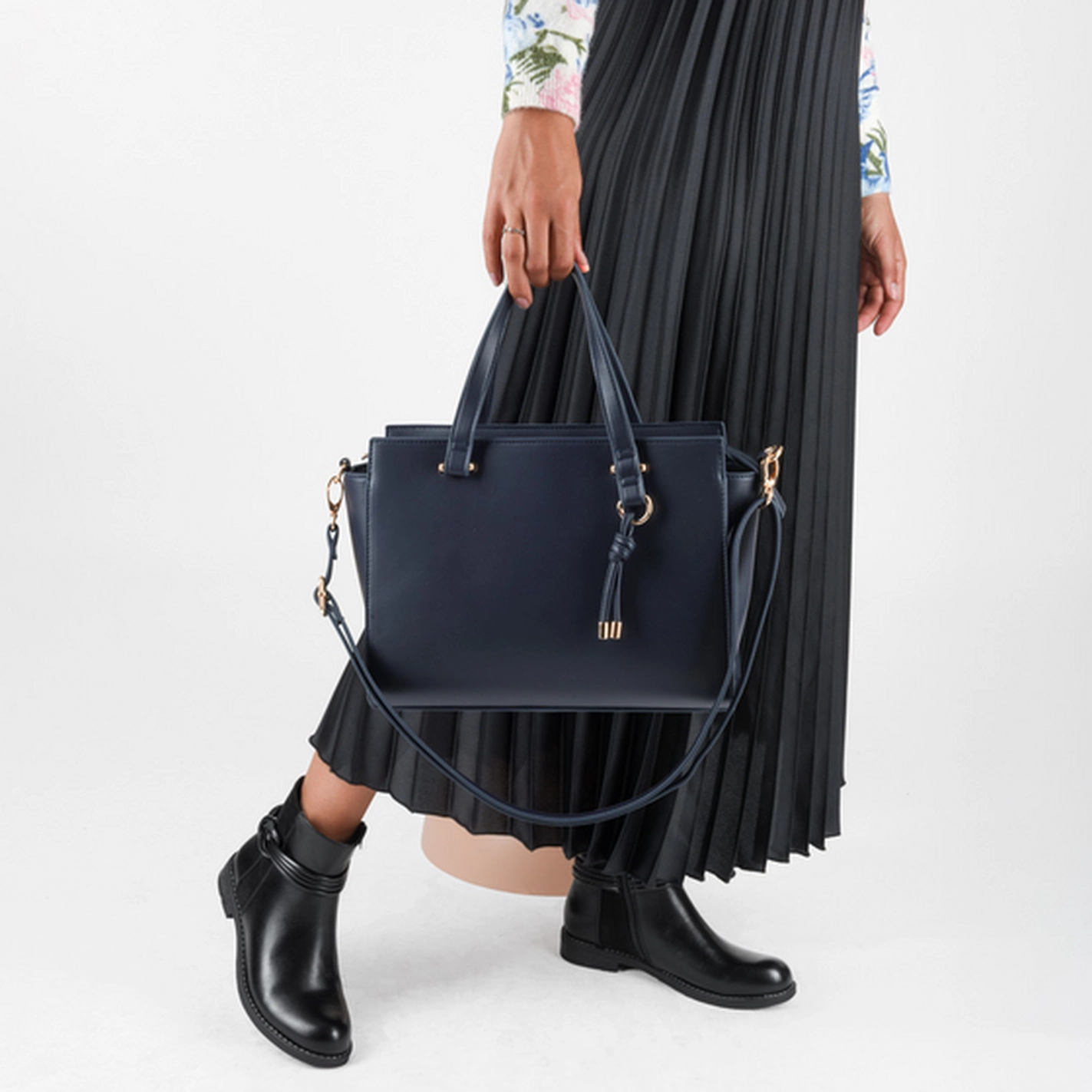 Handbag NAVY PHILOV