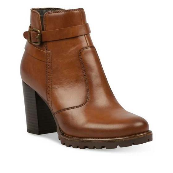 Ankle boots COGNAC MEGIS ELEGANT