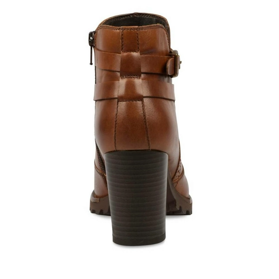 Ankle boots COGNAC MEGIS ELEGANT