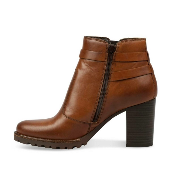 Ankle boots COGNAC MEGIS ELEGANT