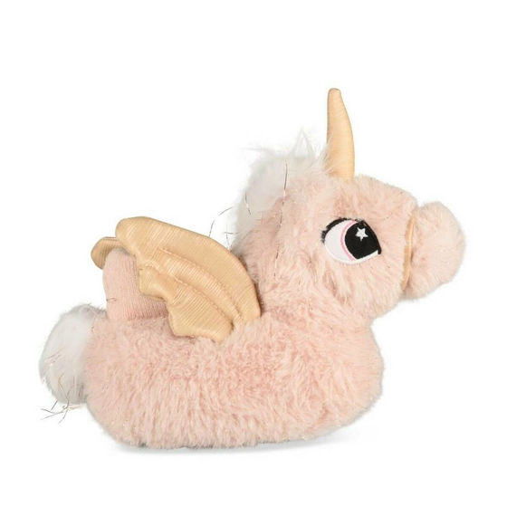 Chaussons peluche licorne ROSE NINI & GIRLS