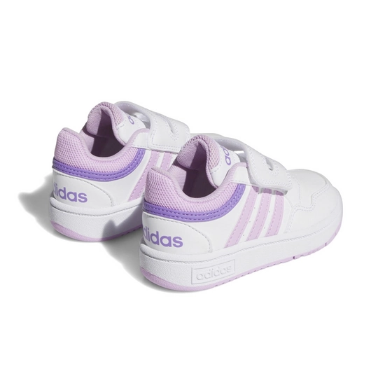 Baskets BLANC ADIDAS HOOPS