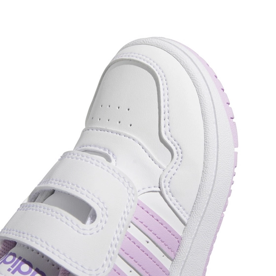 Baskets BLANC ADIDAS HOOPS