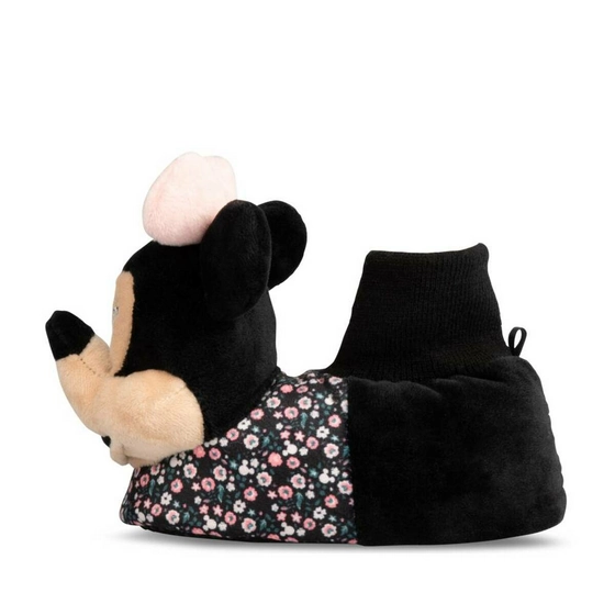 Plush slippers BLACK MINNIE