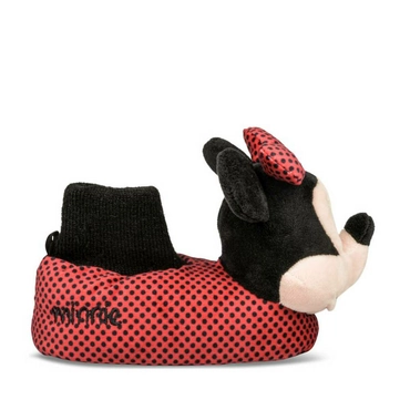 Chaussons peluche ROUGE MINNIE