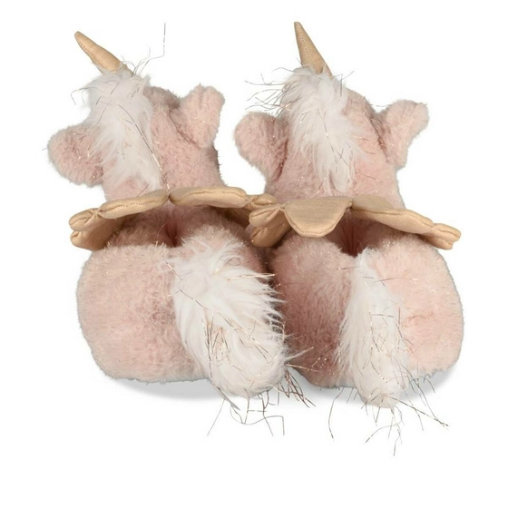 Plush slippers unicorn PINK LOVELY SKULL