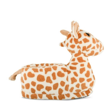 Pluche pantoffels giraffe KASTANJEBRUIN LOVELY SKULL