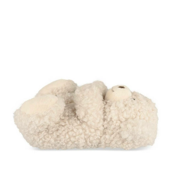 Chaussons peluche ourson BEIGE MERRY SCOTT