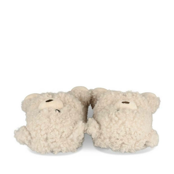 Chaussons peluche ourson BEIGE MERRY SCOTT