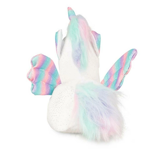 Plush slippers unicorn WHITE LOVELY SKULL