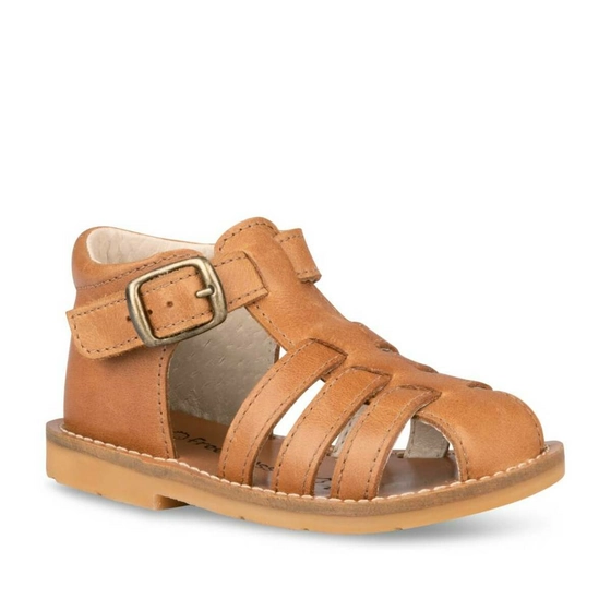 Sandals COGNAC FREEMOUSS BOY CUIR