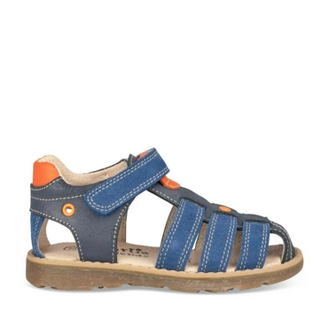 Sandales BLEU CHARLIE & FRIENDS CUIR